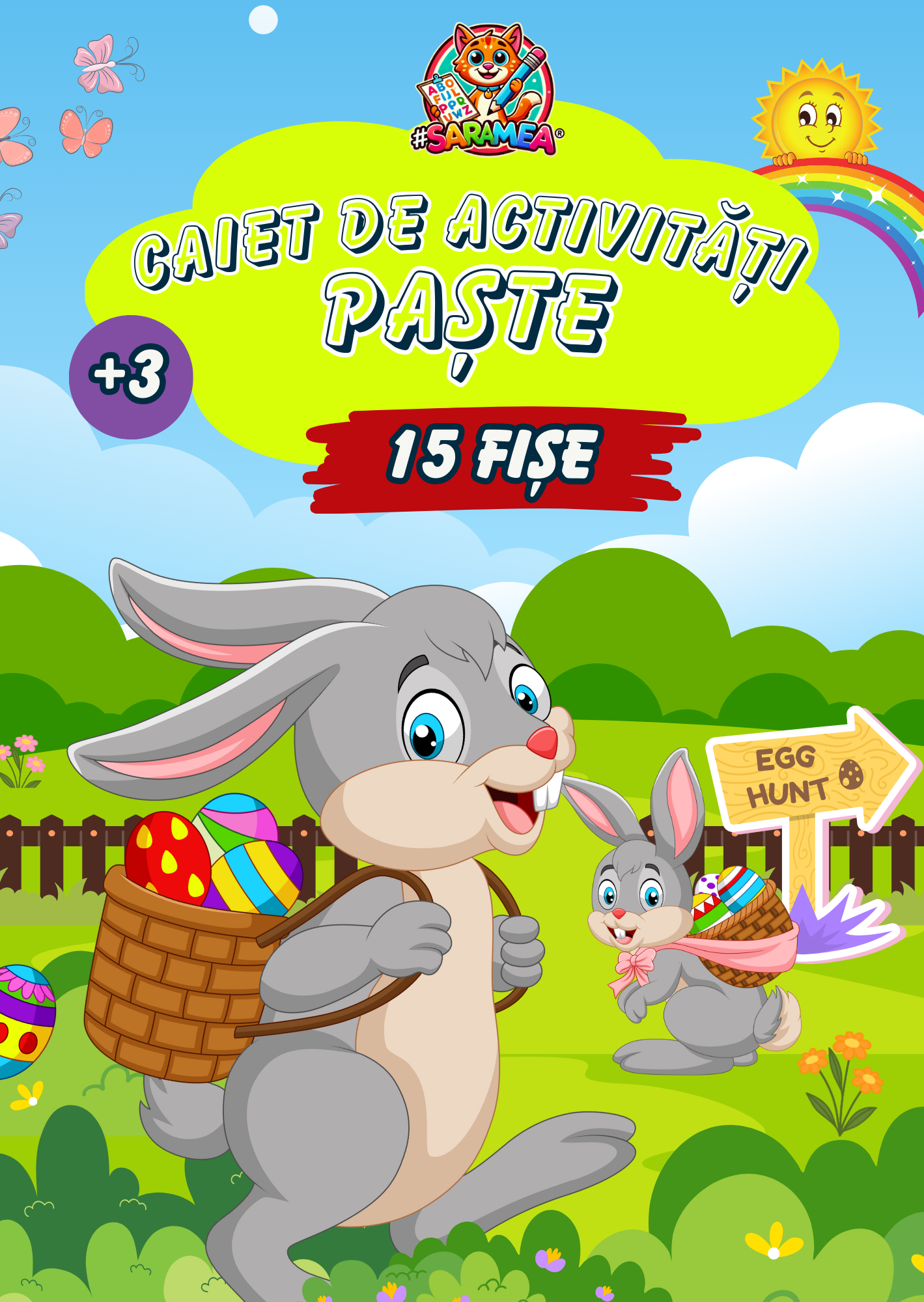Activități de Paște pentru Copii – 15 Fișe Gratuite