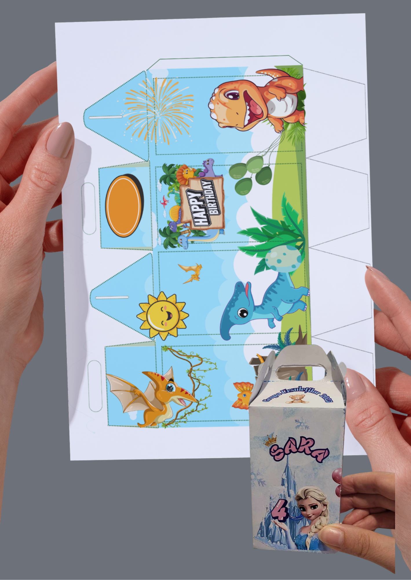 5 Șabloane Cutițe Petrecere Copii – Tematici Îndrăgite PDF