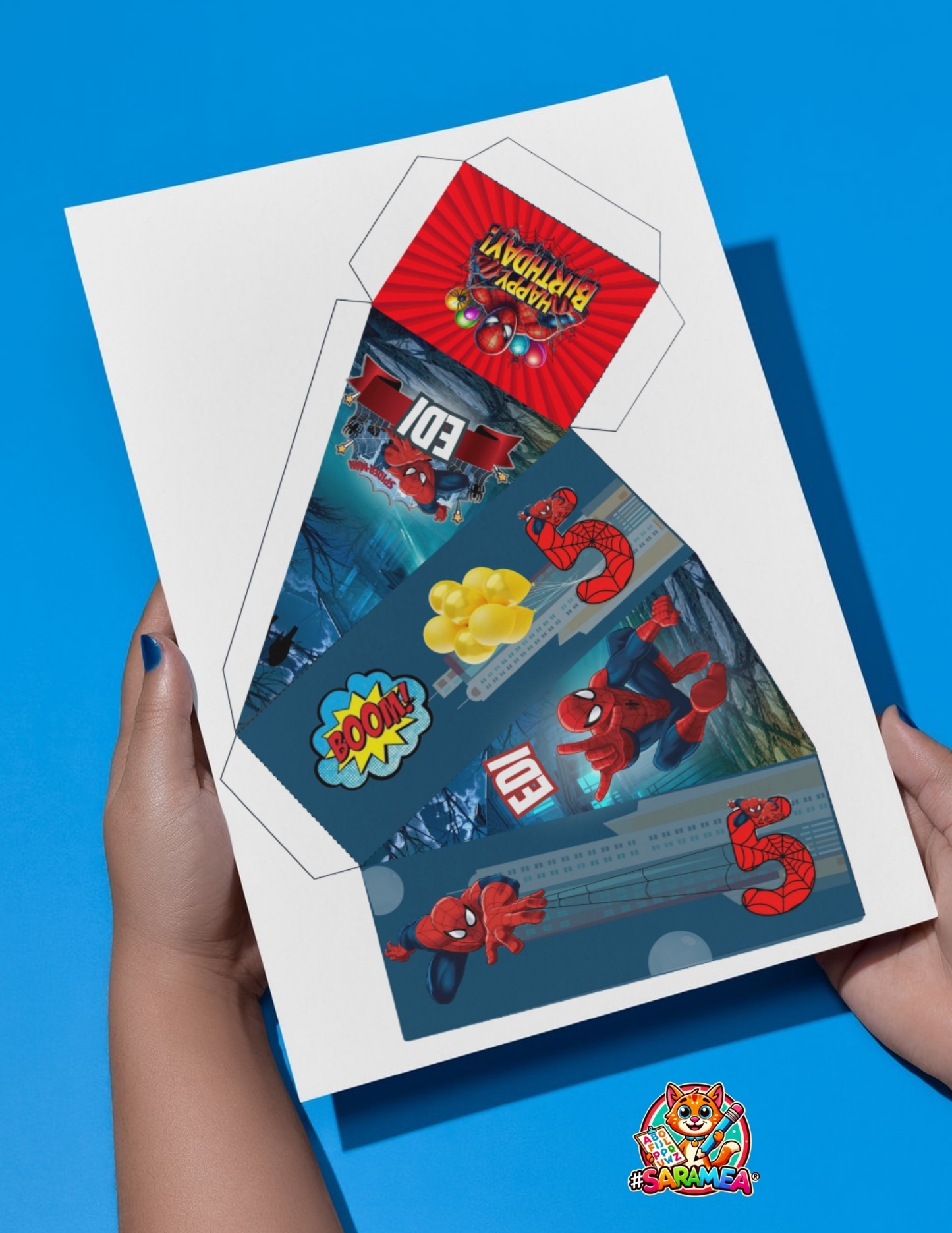 Sablon Cutie Felie de Tort – Marturii și Cadouri Personalizate