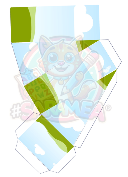 Sablon Cutie Felie de Tort – Marturii și Cadouri Personalizate