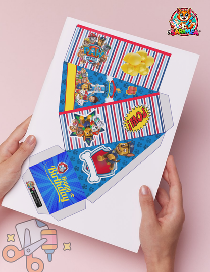 Pachet 5 șabloane tematice felii de tort + topere personalizabile pentru aniversări copii